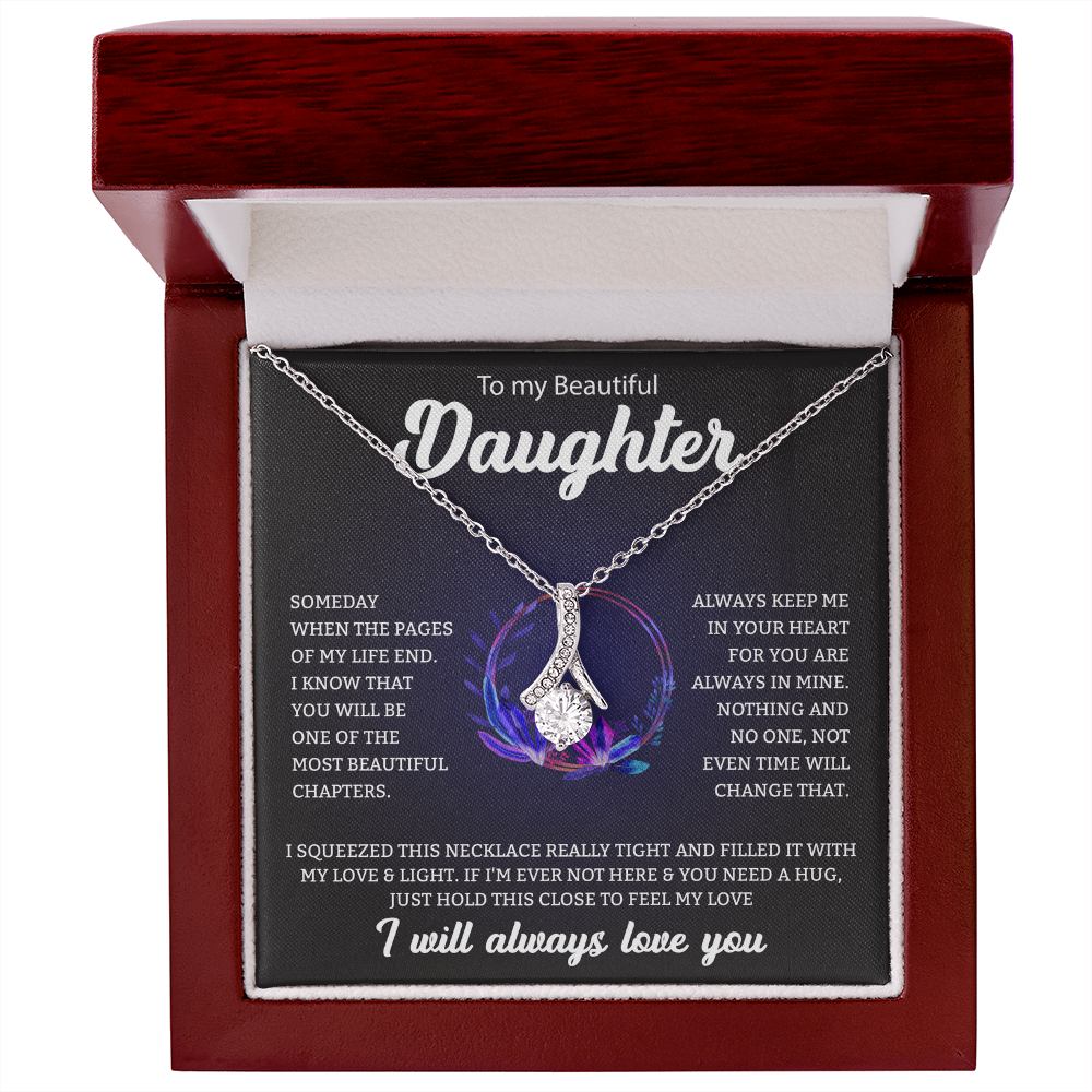 To My Beautiful Daughter | Alluring Beauty necklace