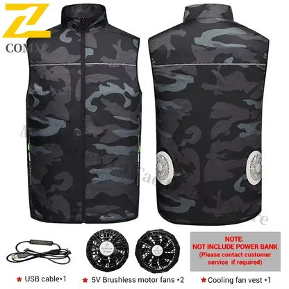 Cool Breeze Wearable Fan Vest