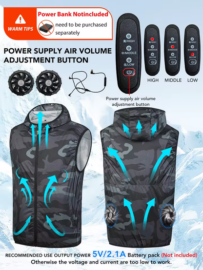 Cool Breeze Wearable Fan Vest