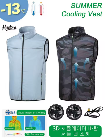 Cool Breeze Wearable Fan Vest