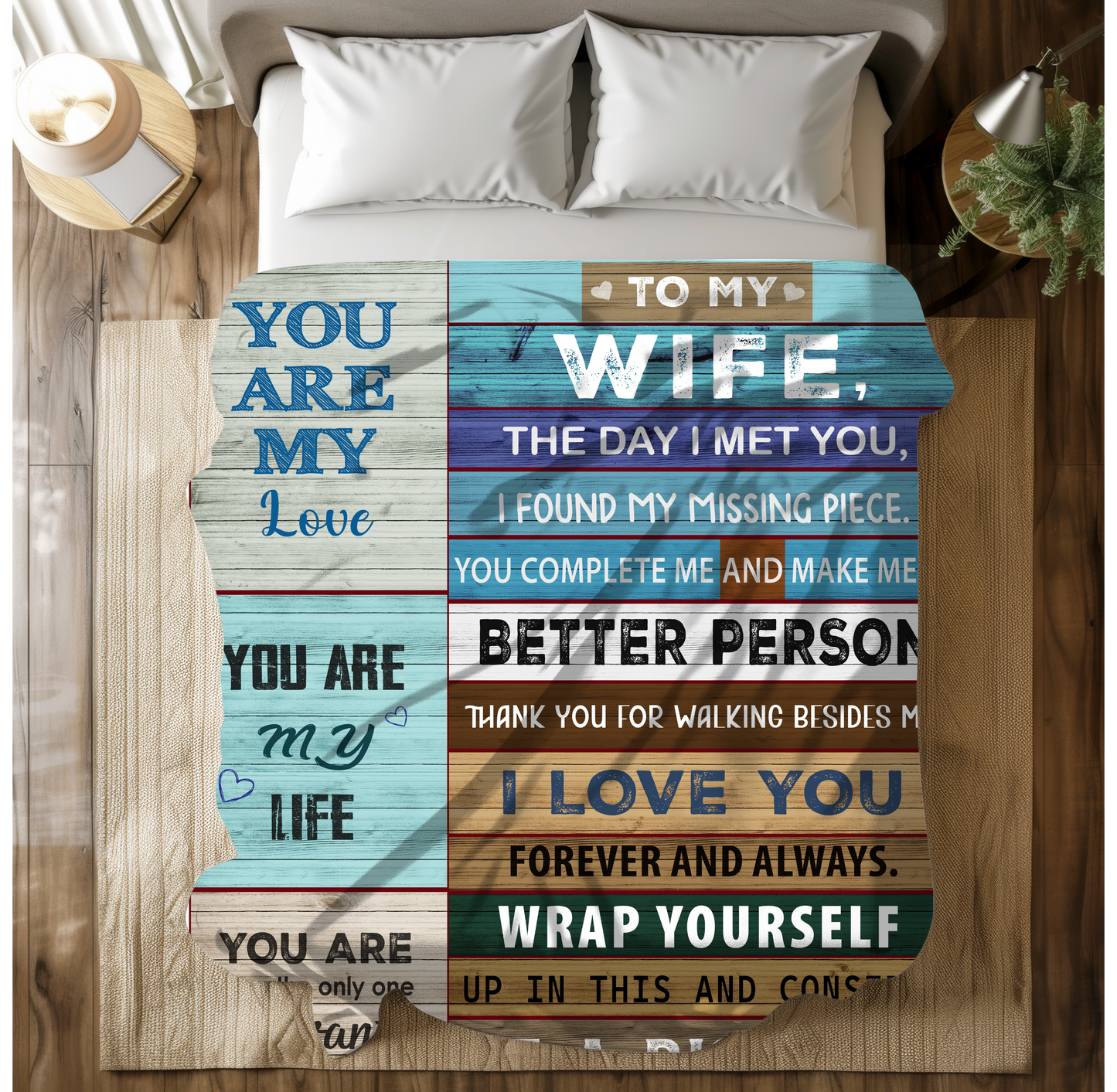 To My Wife | Fleece Blanket